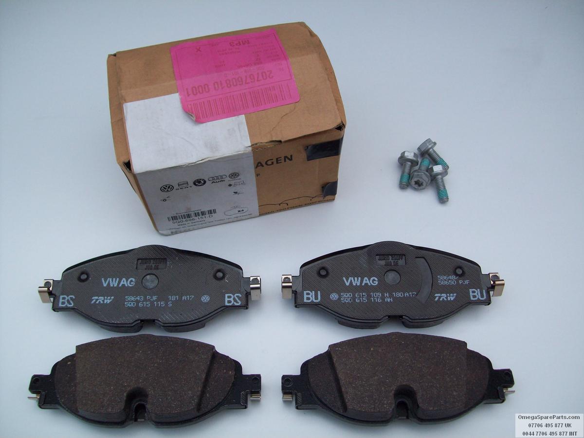 Audi and Volkswagen Brake Pad Set Genuine Audi/Volkswagen 5N0 698 151 C  5N0.698.151.C 5N0-698-151-C 5N0698151C